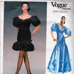 Designer Gown by Givenchy - Vogue 1993 - Uncut Pattern