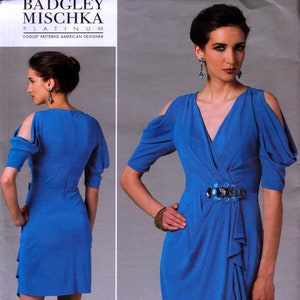Mock Wrap Dress by Badgley Mischka - Vogue 1256 - Uncut Pattern