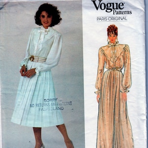 Dress by Emanuel Ungaro - Vogue 2908 - Uncut Pattern