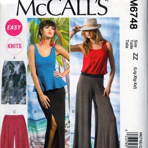 Skirts & Pants - McCall's 6748 - Uncut Pattern