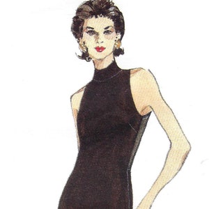 Dress, Sheer Back by Vera Wang - Vogue 1584  - Uncut Sewing Pattern