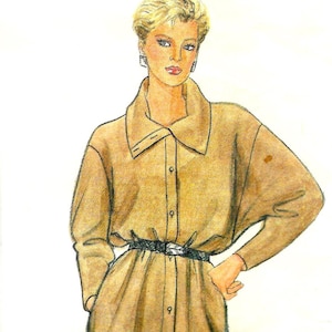 Dress, Turtleneck Collar by Blassport Ltd. - Vogue 1056  - Uncut Sewing Pattern
