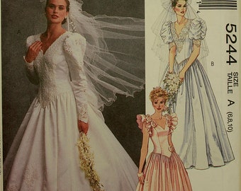 Evening Dress & Bridal - McCall's 5244 - Uncut Sewing Pattern