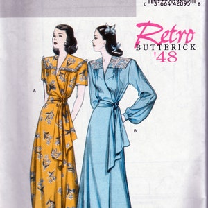 Butterick 5152 Retro 1948 Robe & Belt Sewing Pattern