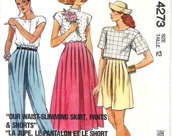 McCall's 4273 Skirt, Pants & Shorts Sewing Pattern