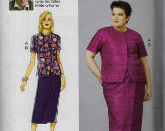 Blouse & Skirt by Connie Crawford - Butterick 6605 - Uncut Pattern