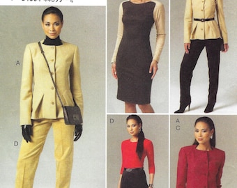 Jacket, Dress, Skirt & Pants Vogue 8758Sewing  Pattern