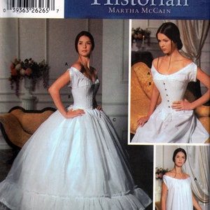 Southern Belle Costume By Martha McCain - Simplicity 5726 - Uncut Sewing Pattern