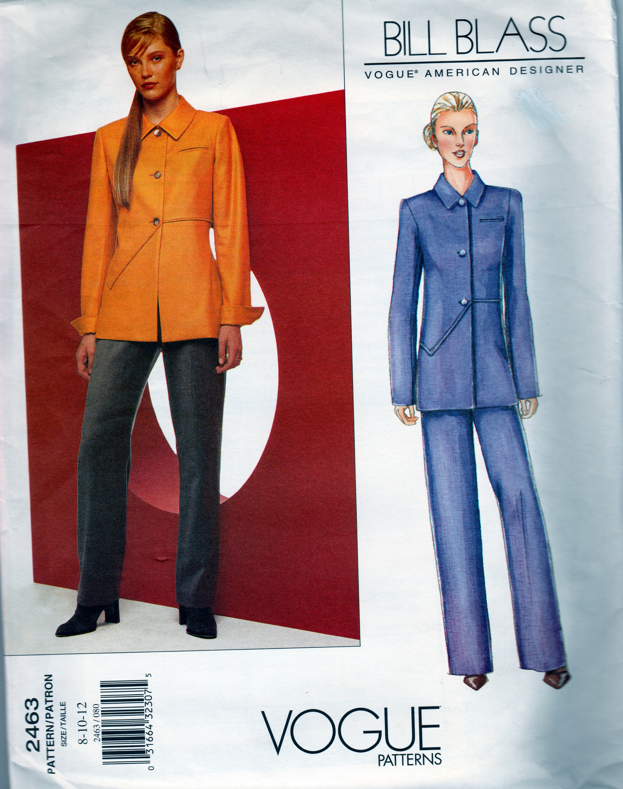 Jacket & Pants by Bill Blass Vogue 2463 Uncut Pattern - Etsy