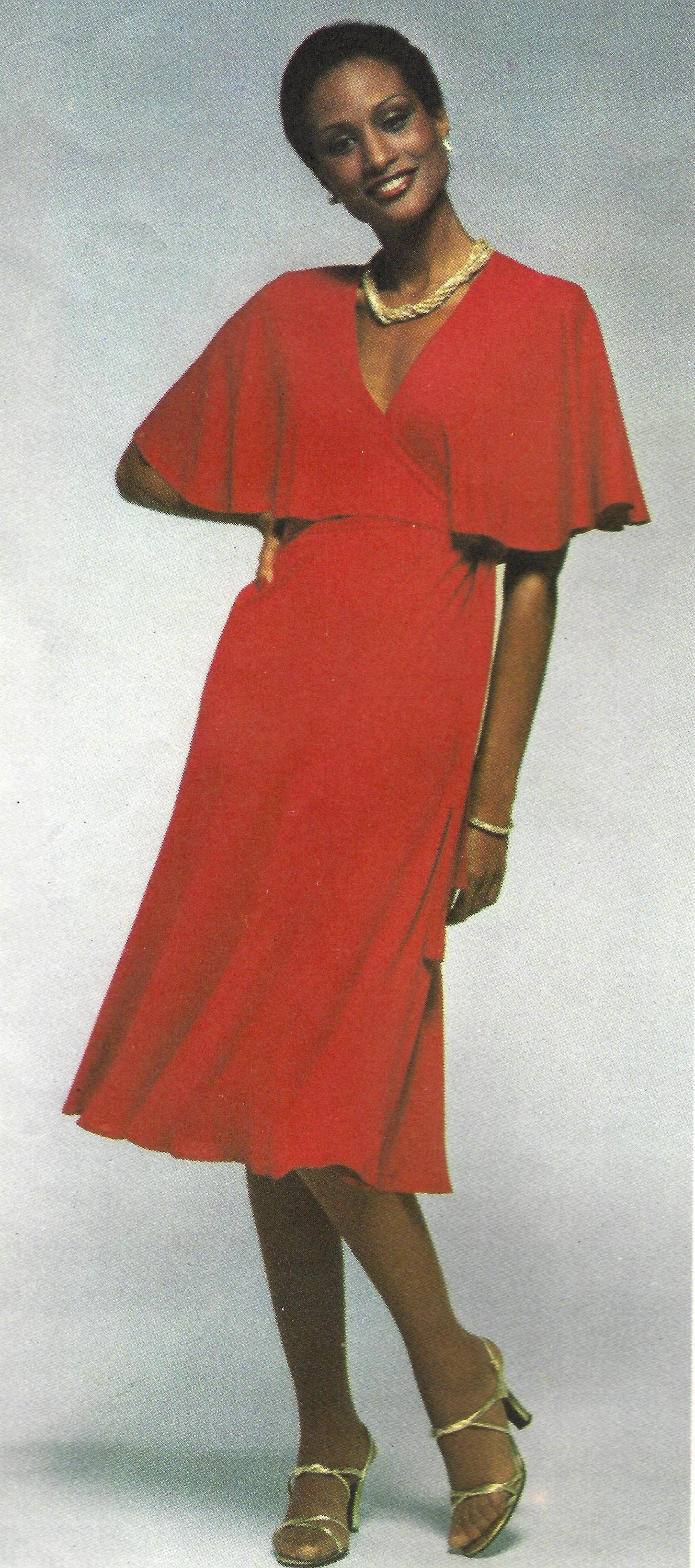 Dress with Capelet by Belinda Bellville - Vogue 1568 - Uncut Sewing Pattern