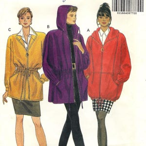 Jacket with Hood- Butterick 5089 - Uncut Sewing Pattern