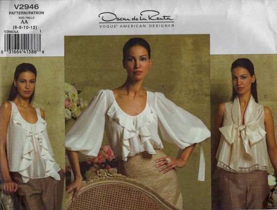 Conjunto de Blusas de Oscar la Renta Vogue Etsy España