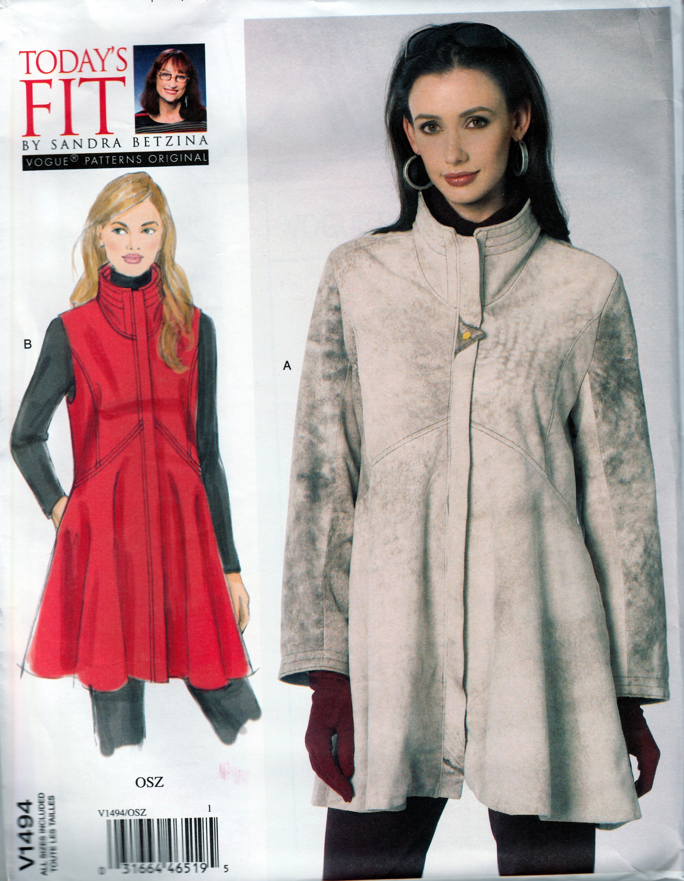 Sandra coat size 5 cheap