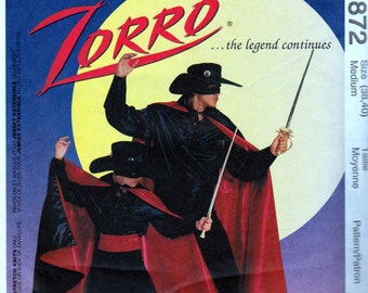 McCall's 8872 Zorro Costume Sewing Pattern