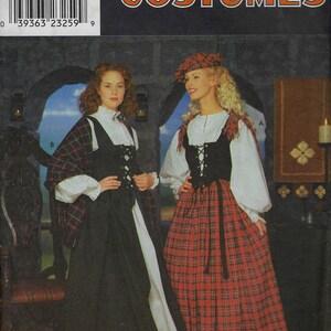 Skirt, Blouse, Vest, Shawl & Hat - Simplicity 8855 - Uncut Pattern