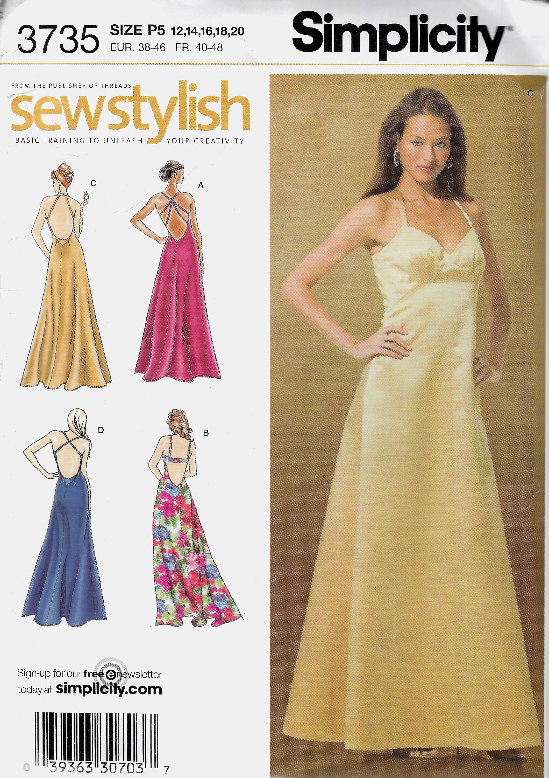 thumbnail image 2 of Easy Trapeze Dress Sewing Pattern ~ 4 Variations! (Sizes 14-22 2 of 10