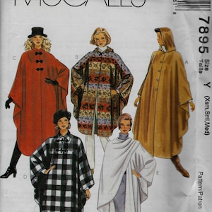 Cape Set - McCall&#39;s 7895 - Uncut Pattern