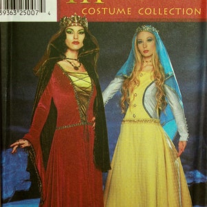 Medieval Dresses Costumes - Simplicity 9758 -  Uncut Sewing Pattern