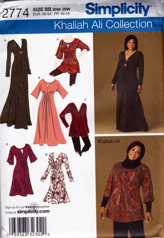 Khaliah Ali V Neck Top Women's Sewing Pattern Utility