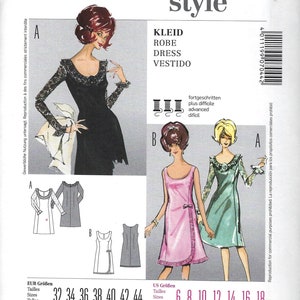 Dresses, 1960&#39;s Style - Burda 7044 - Uncut Sewing Pattern