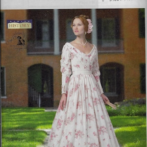 Historisches Kleid Butterick 5832 Schnittmuster