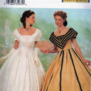 Southern Belle Costume -Butterick 6693  -Uncut Pattern