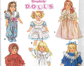 Simplicity 8211 18" Doll Clothes Sewing Pattern