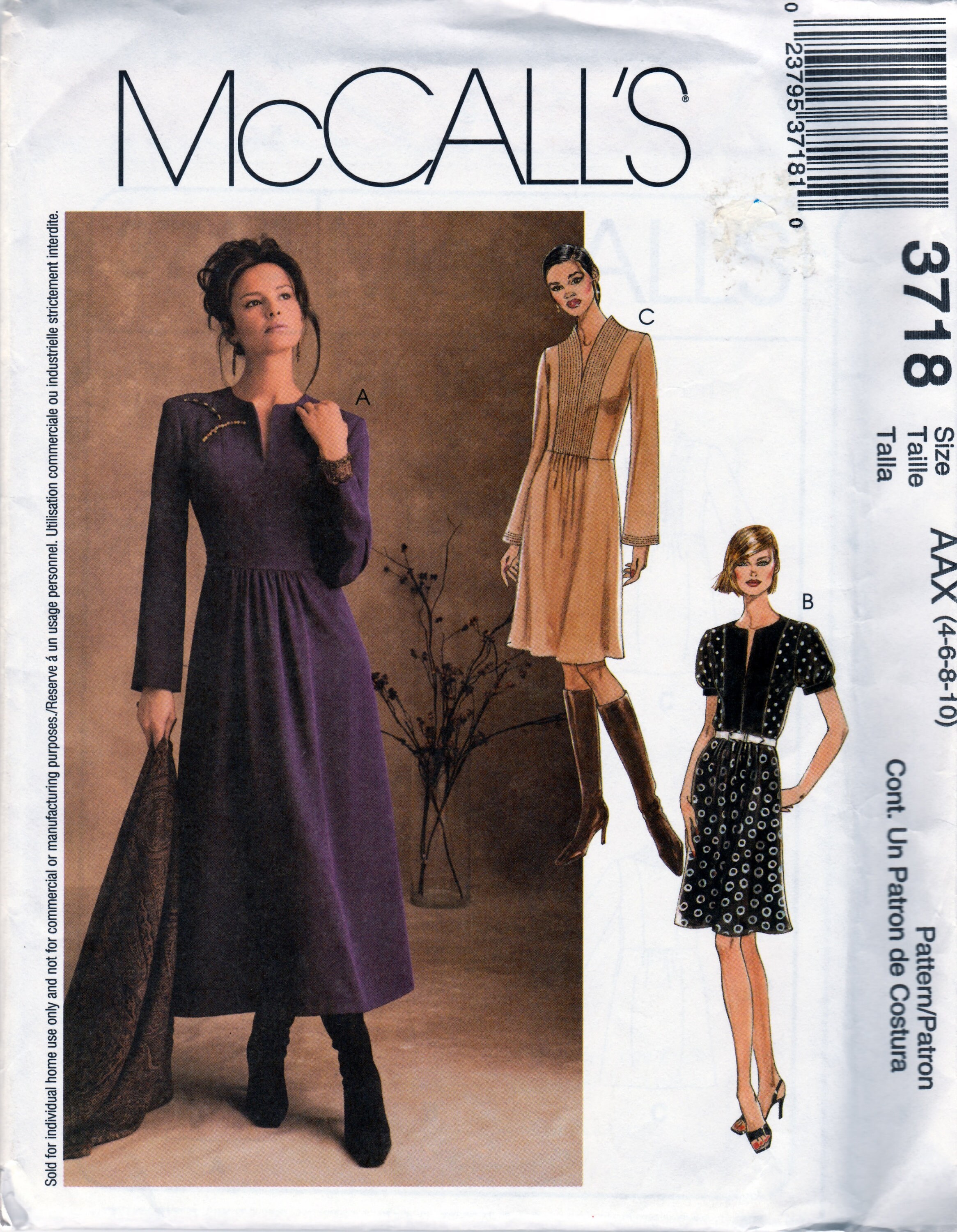 Mccalls 3718 - Etsy Mccalls 3718 - Etsy