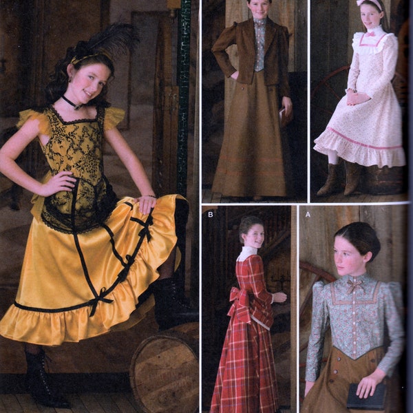 Old West Costumes - Simplicity 2843 - Uncut Pattern