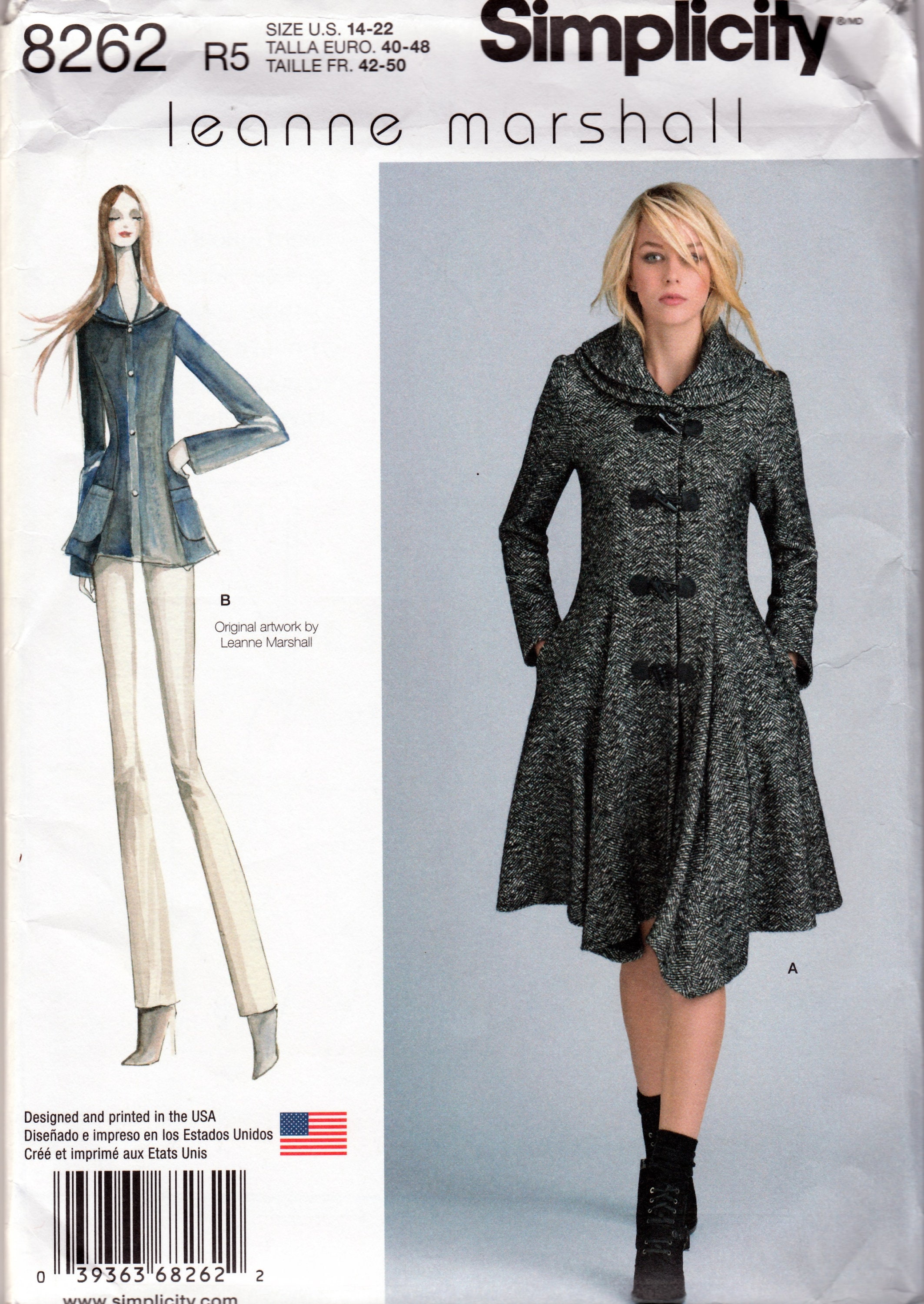 Coat & Jacket by Leanne Marshall 0 Simplicity 8262 Uncut - Etsy