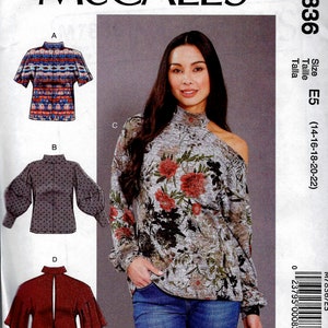 Pullover Tops - McCall&#39;s 7836 - Uncut Pattern