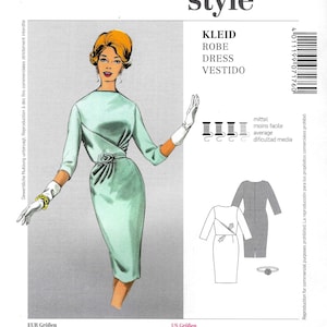 Retro Look Dress - Burda 7176 - Uncut Sewing Pattern
