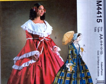 1860s day dress with shawl Eleanor Mixed Media Dress Beige / M main image 0