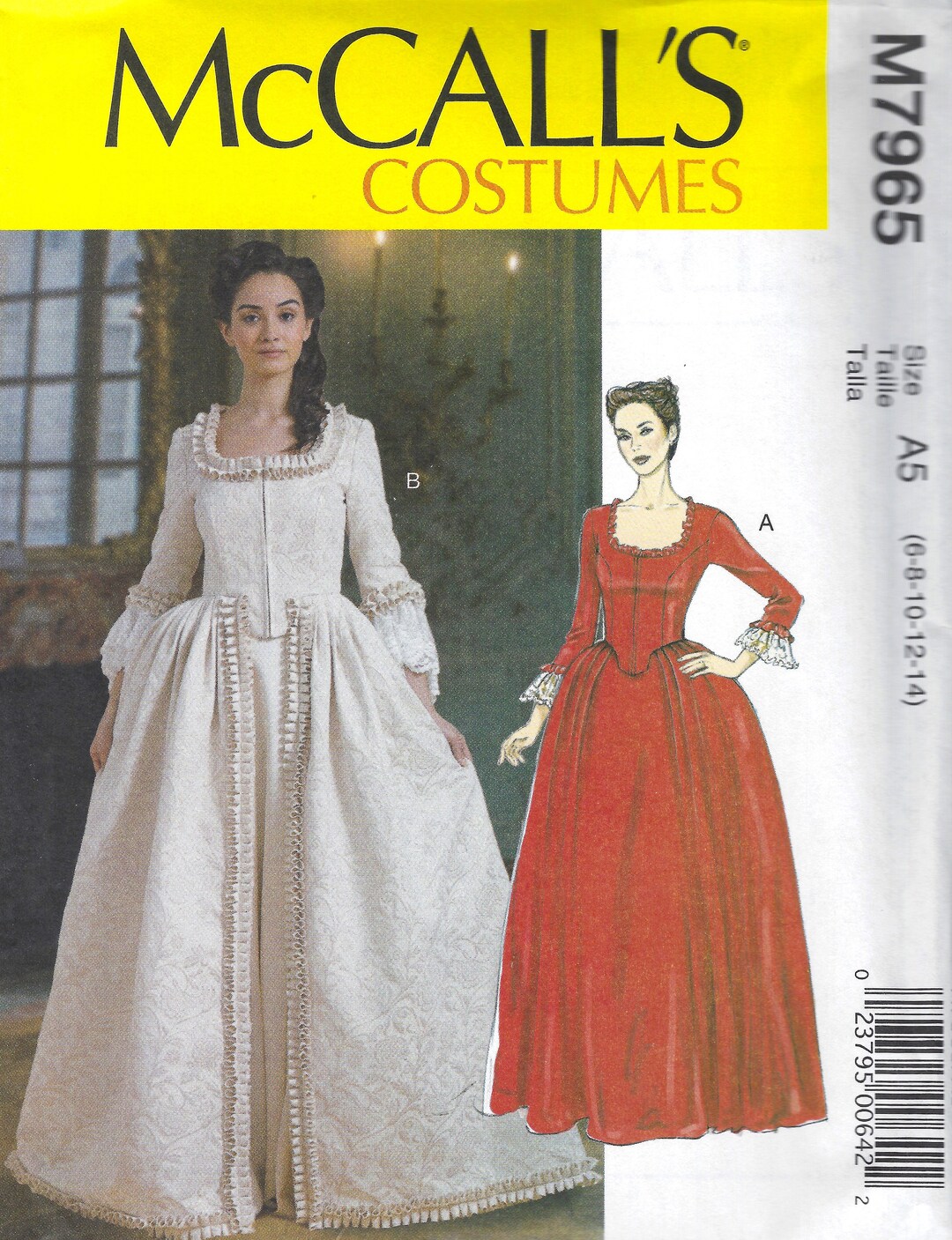 Mccall's Robe Pattern Mccall's 7965 Historic Jacket & Robe Sewing Pattern - Etsy