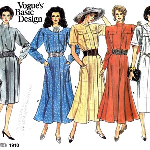 Kleider, Plissee Mieder - Vogue 1910 - Uncut Schnittmuster