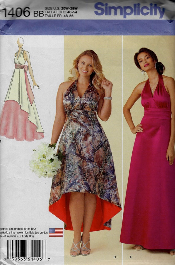Simplicity 1406 Dresses Sewing Pattern - Etsy UK