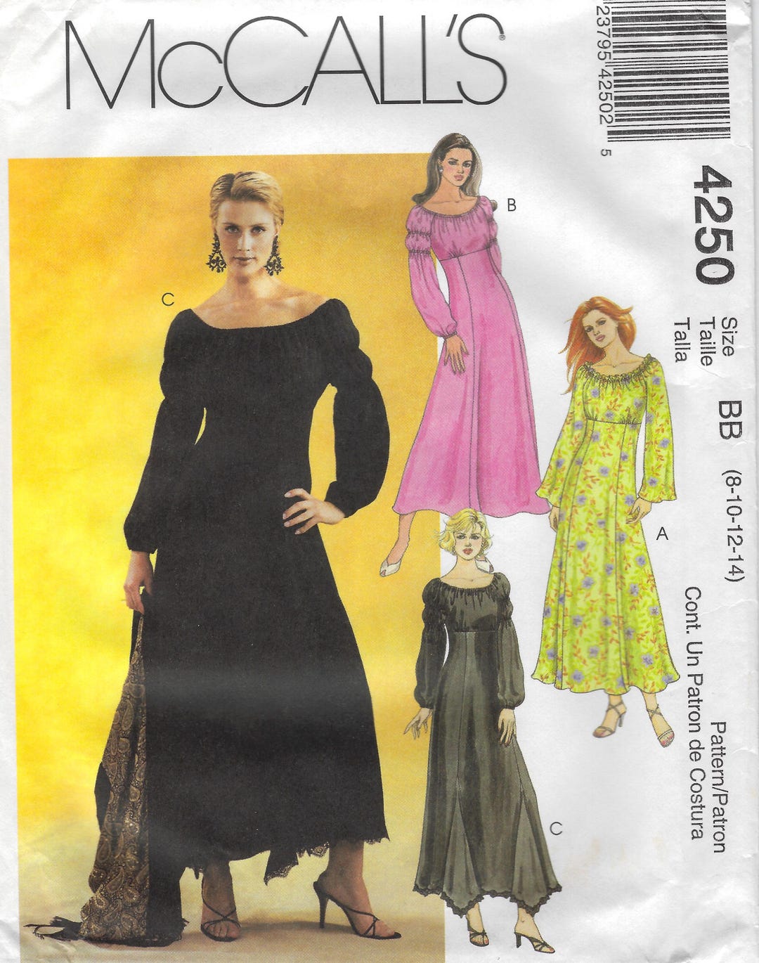 mccalls skater dress pattern M8575 (PDF) | McCall's Sewing Pattern Misses' Dress with Sleeve and Length  Variations