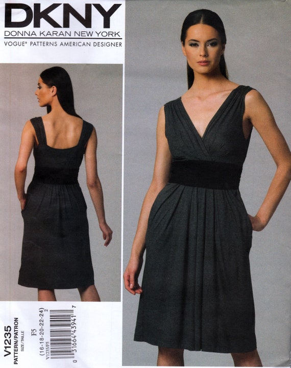 how do donna karan dresses fit Donna Karan Women's Cotton Stretch Midi Dress - Multi - Size 8 main image 0