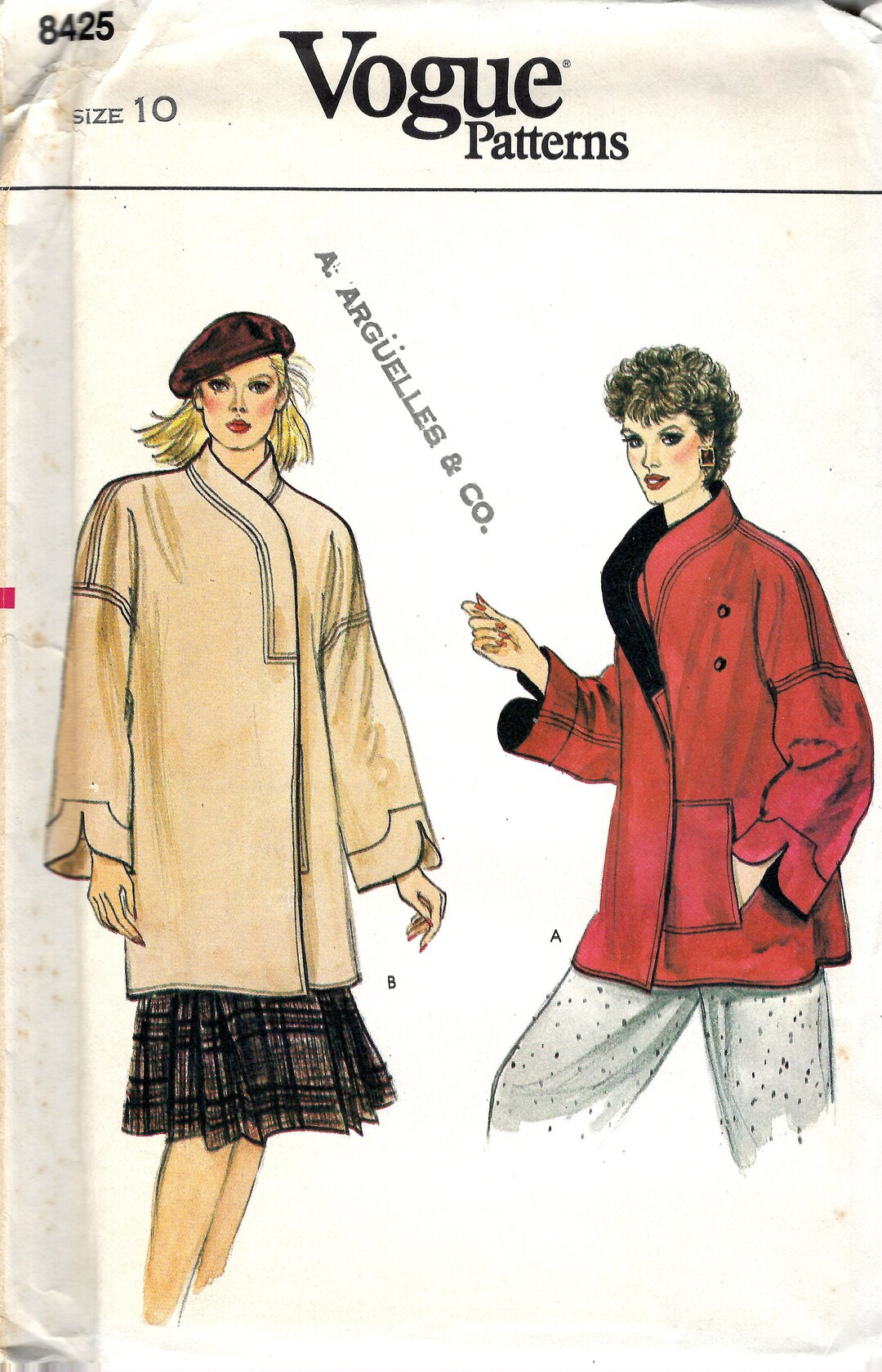 Jackets Vogue 8425 Uncut Pattern - Etsy