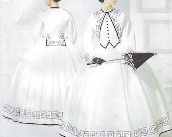 Dress, Southern Belle by Deborah Woodbridge - Simplicity 3791 - Uncut Sewing Pattern