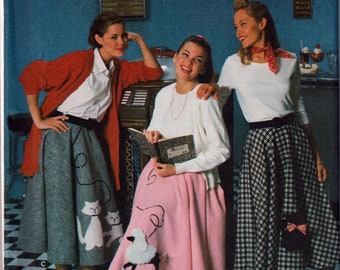 Simplicity 7214 Poodle Skirt Sewing Pattern