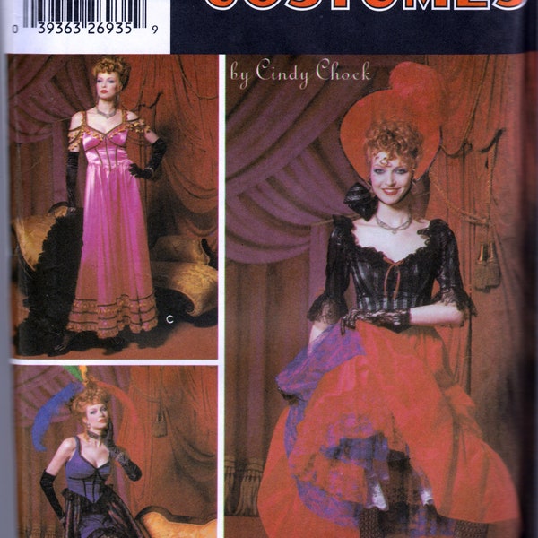 Saloon Girl costumes by Cindy Chock - Simplicity 5435 - Uncut pattern