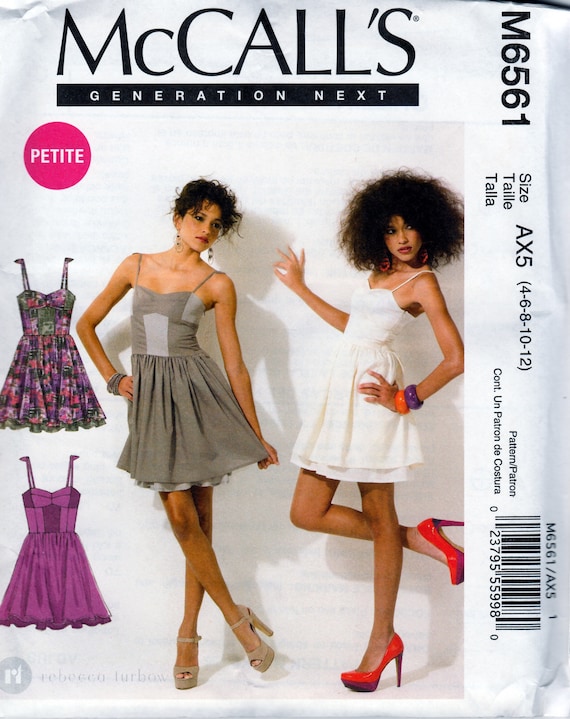 Summer Dress with built in Bra- McCall's 6561 - Uncut Sewing Pattern