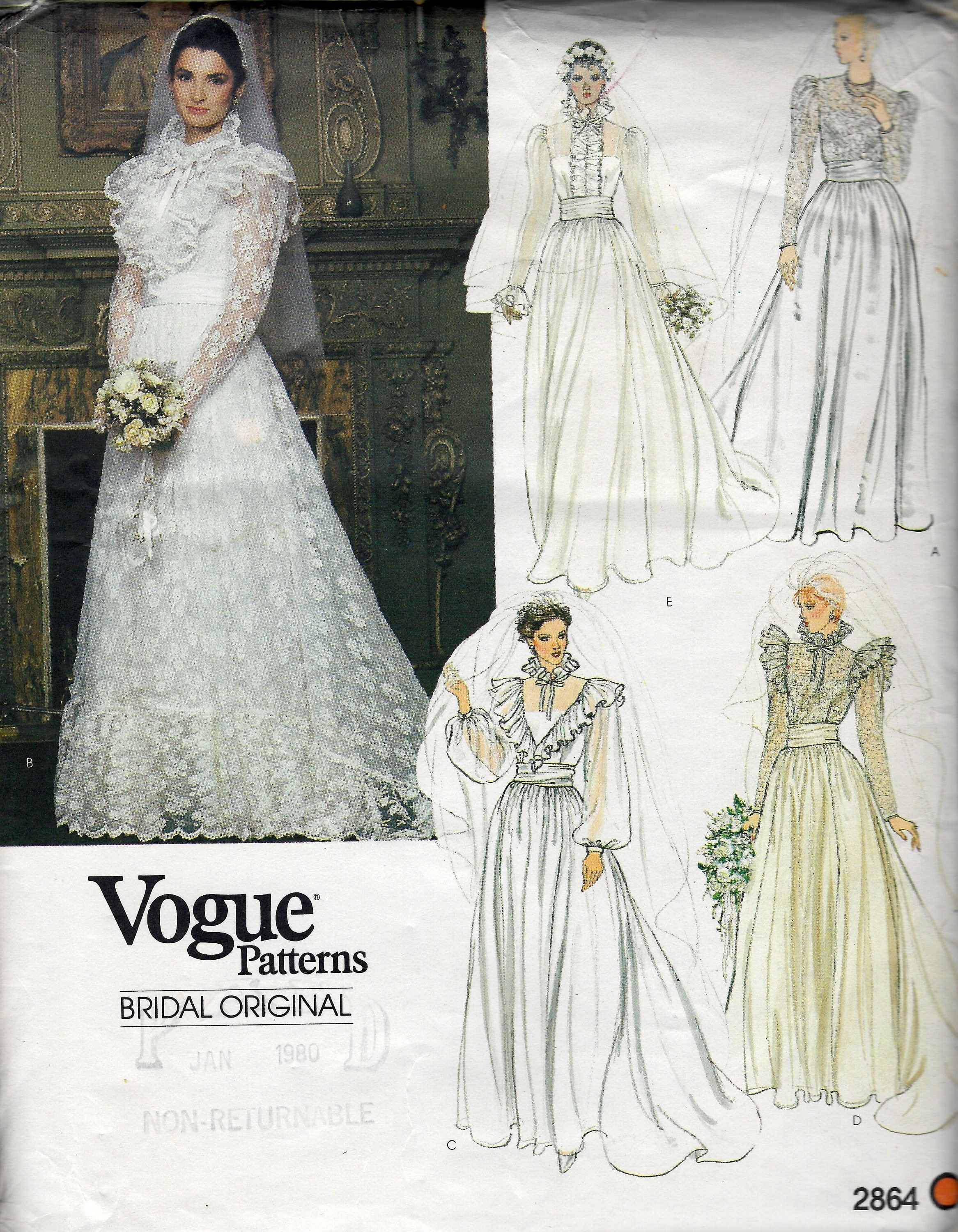 vogue bridesmaid dress patterns Vogue Pattern: V1032 Misses' Wedding Dress | Average — jaycotts.co.uk main image 1