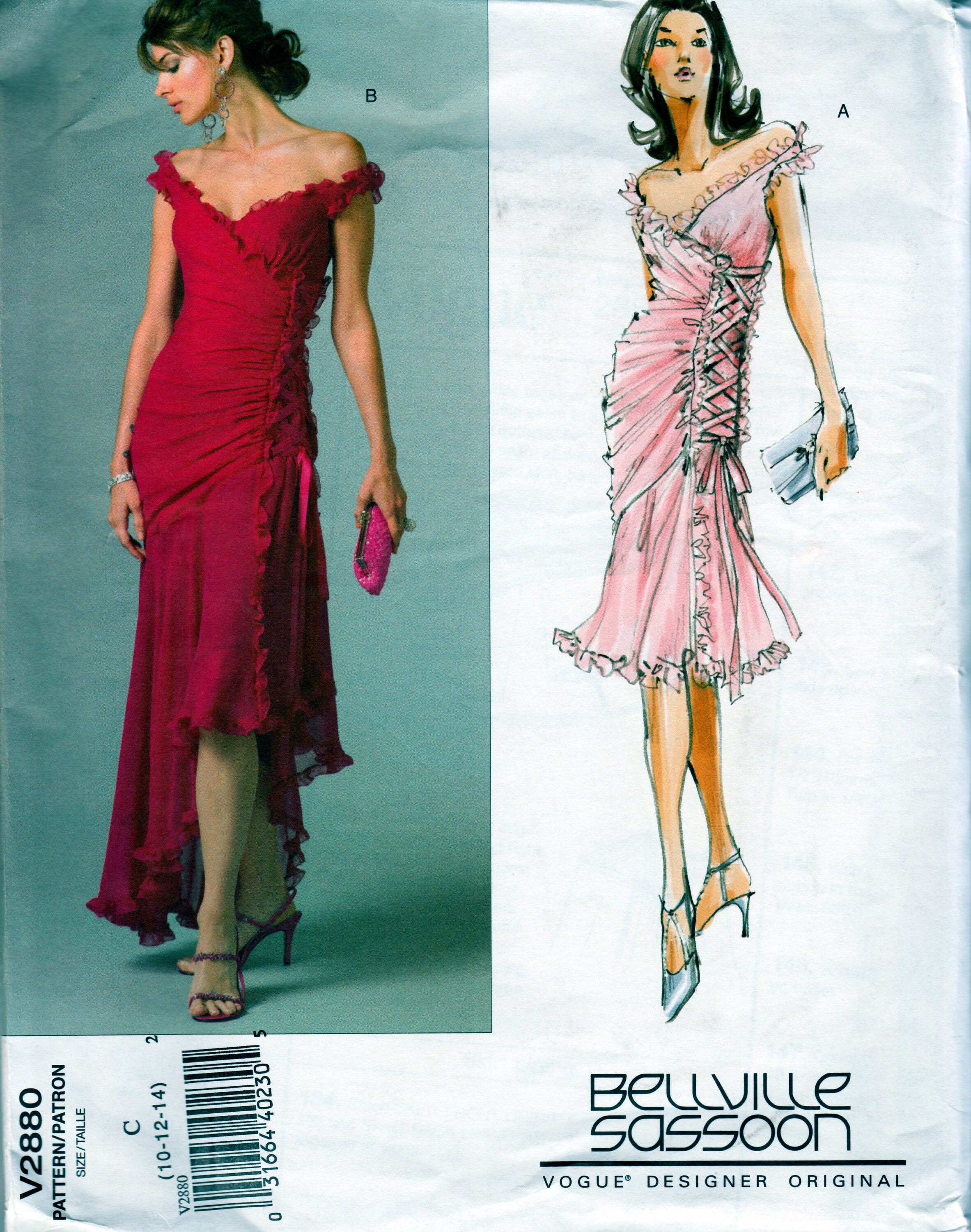 Tango Dress by Bellville Sassoon- Vogue 2880 - Uncut Sewing Pattern