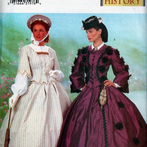 Top & Skirt Civil War Era - Butterick 6694  -Uncut Pattern