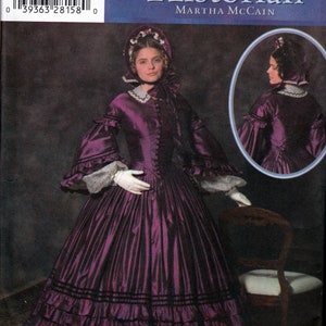 Southern Belle Costume by Martha McCain - Simplicity 4510 Fashion Historian Pattern - Uncut Pattern