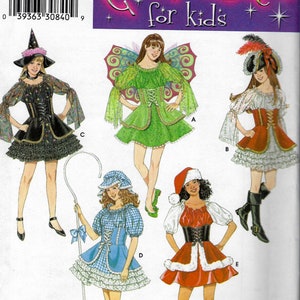 Witch, Pirate & Fairy Costumes by Elaine Heigl - Simplicity 3687 - Uncut Pattern