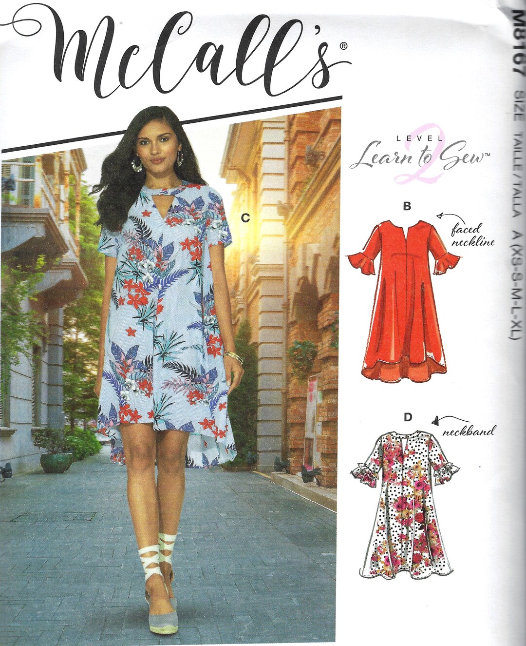 Dresses - Mccall's 8167 - Uncut Sewing Pattern - Etsy
