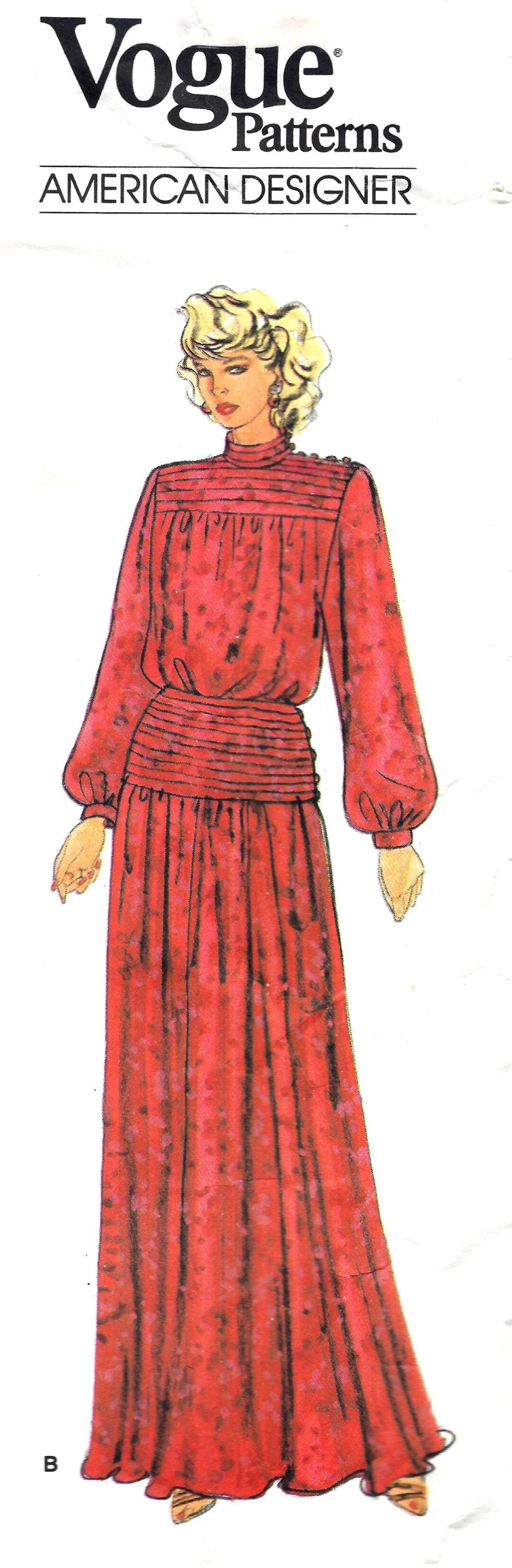 Vogue 1591 Dress by John Anthony Sewing Pattern - Etsy